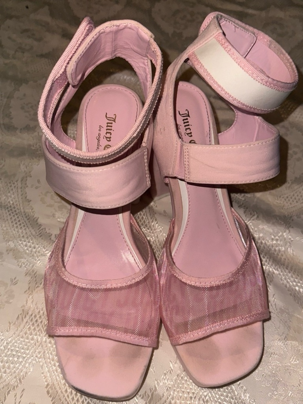 Juicy couture pink heels